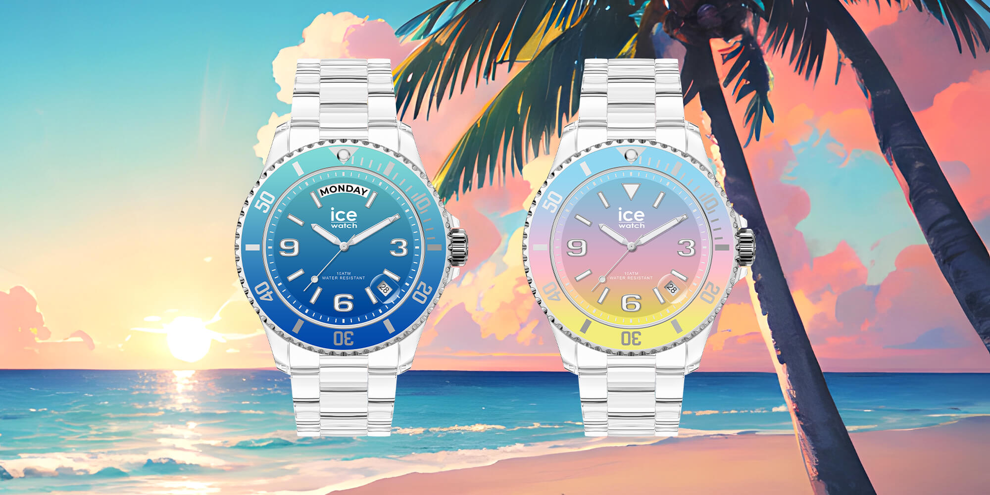 2023夏限定 ice watch / ICE clear sunset 箱あり